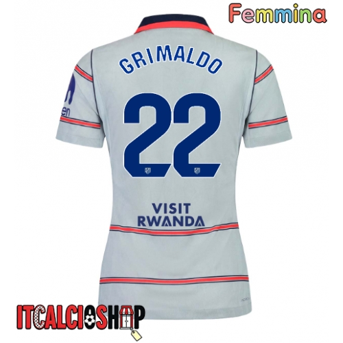 Atletico Madrid Alejandro Grimaldo #22 Terza Maglia Femmina 2026-27 Manica Corta